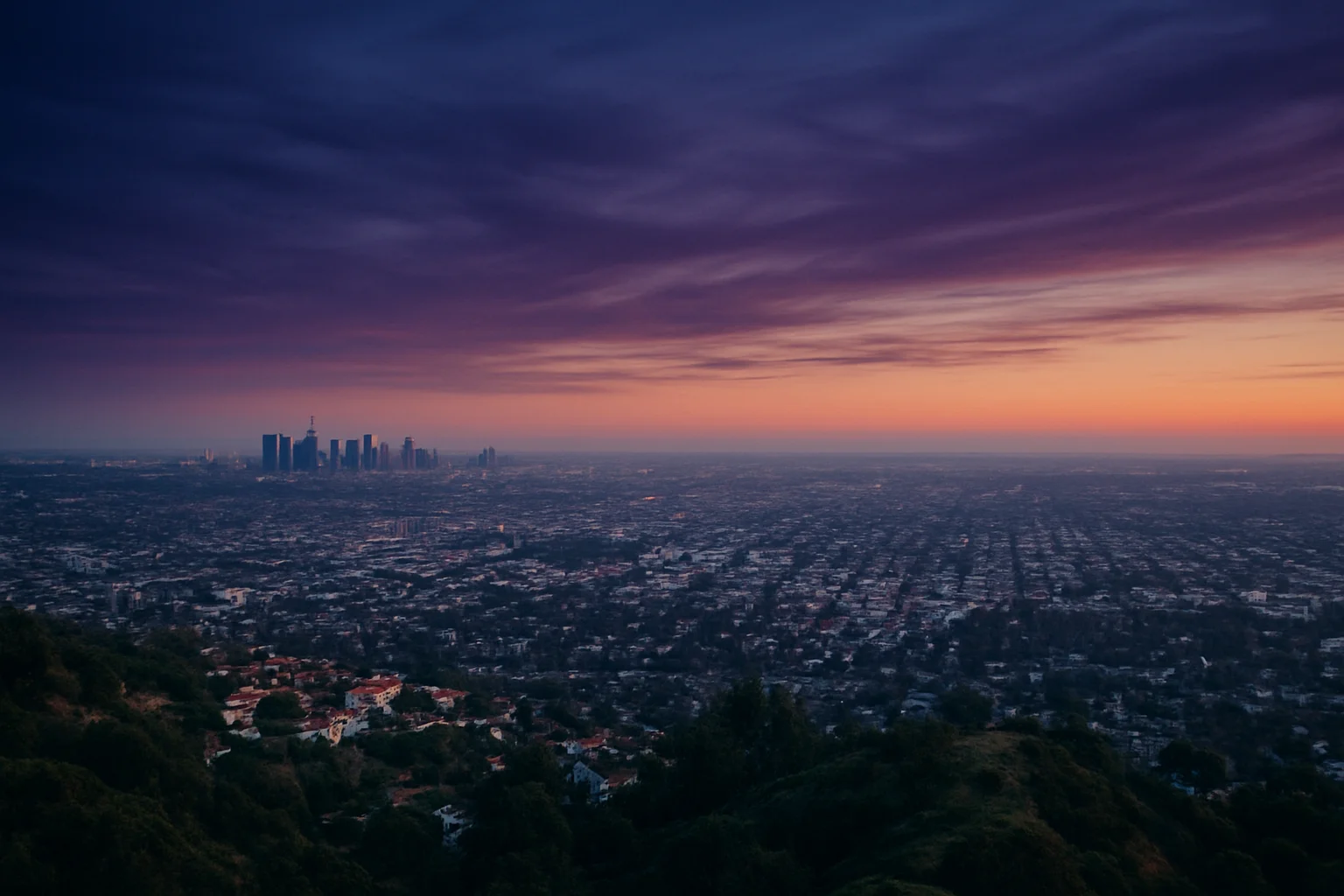 Huntington Park, CA skyline