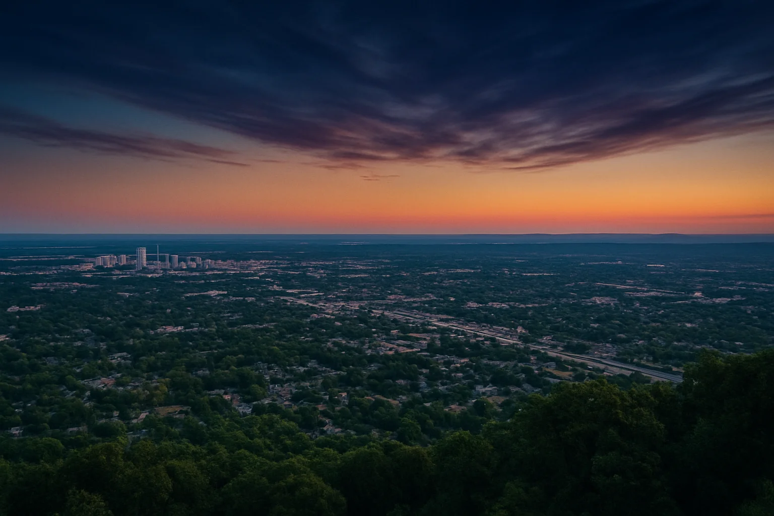 Huntsville, AL skyline