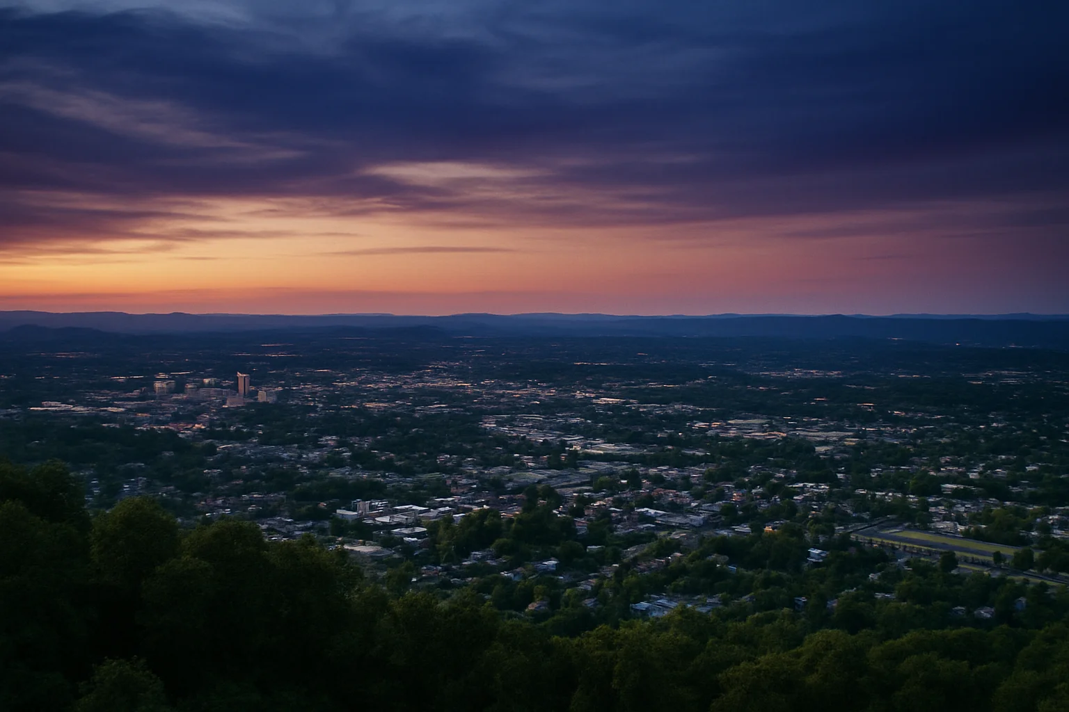 Johnson City, TN skyline