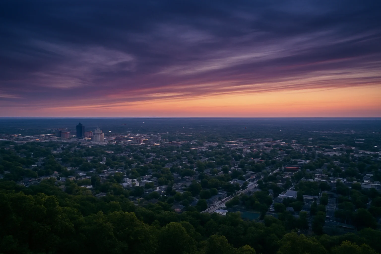 Kalamazoo, MI skyline