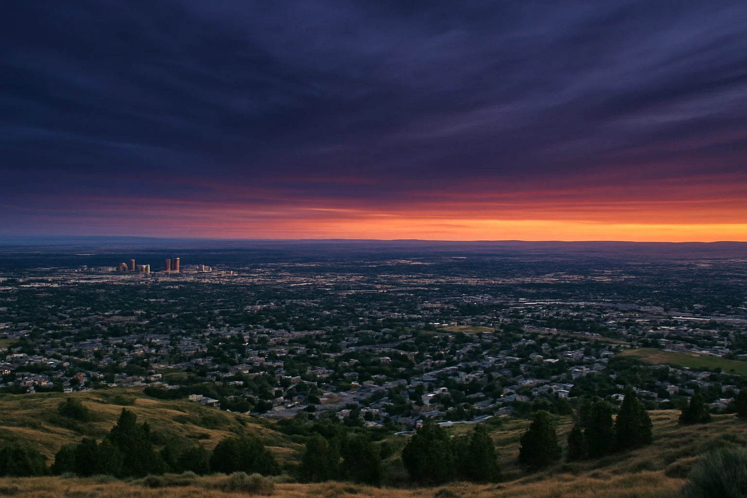 Kennewick, WA skyline
