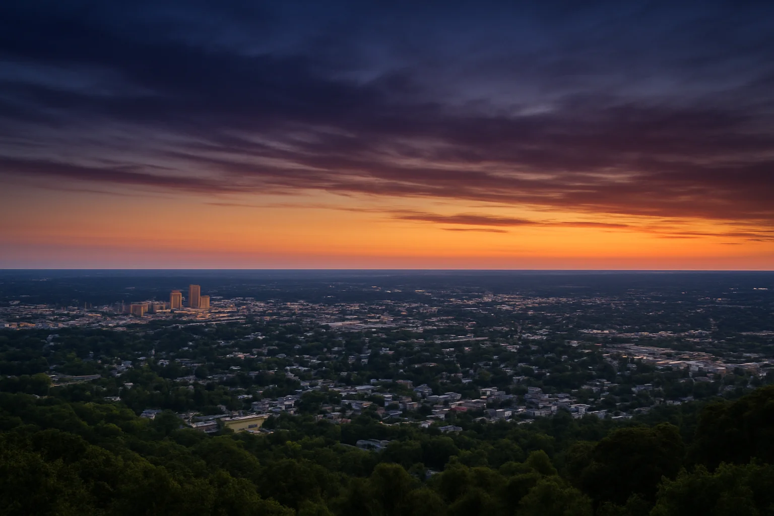 Lafayette, LA skyline