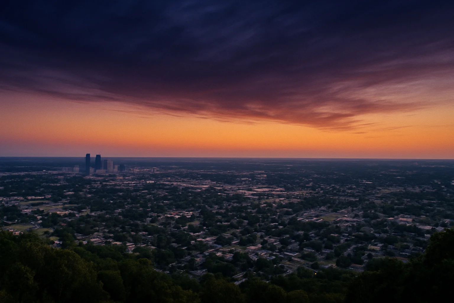 Lake Charles, LA skyline