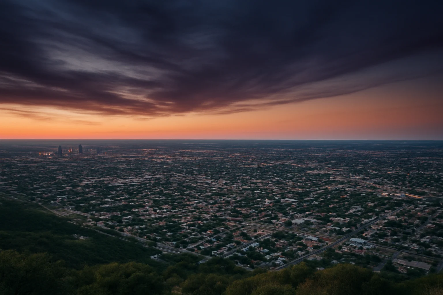 Laredo, TX skyline