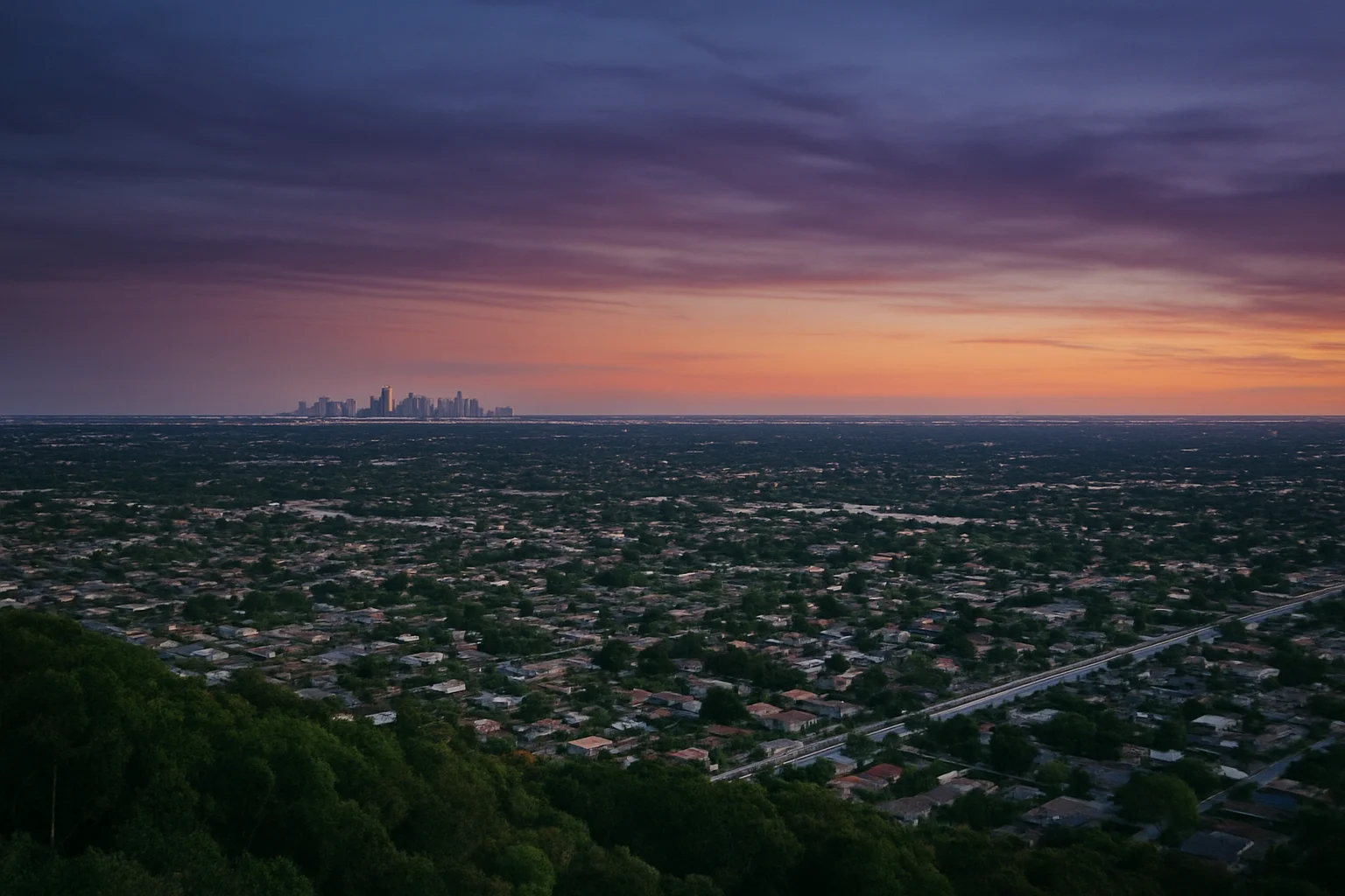 Lauderhill, FL skyline