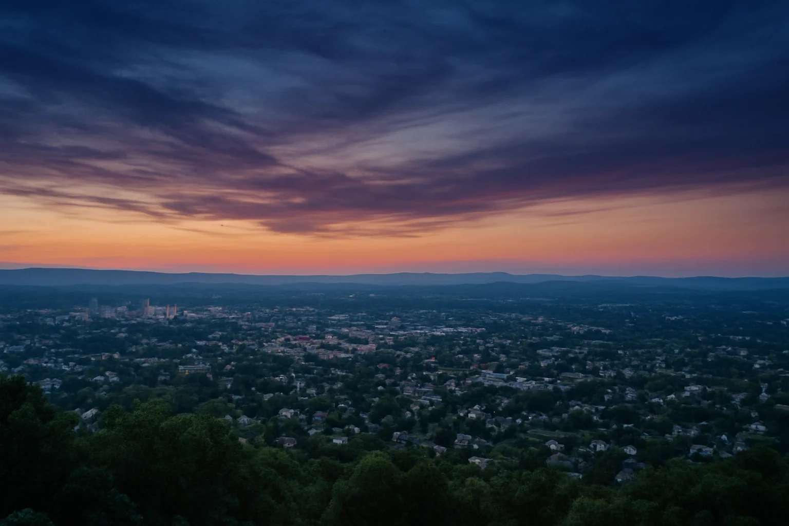Leesburg, VA skyline