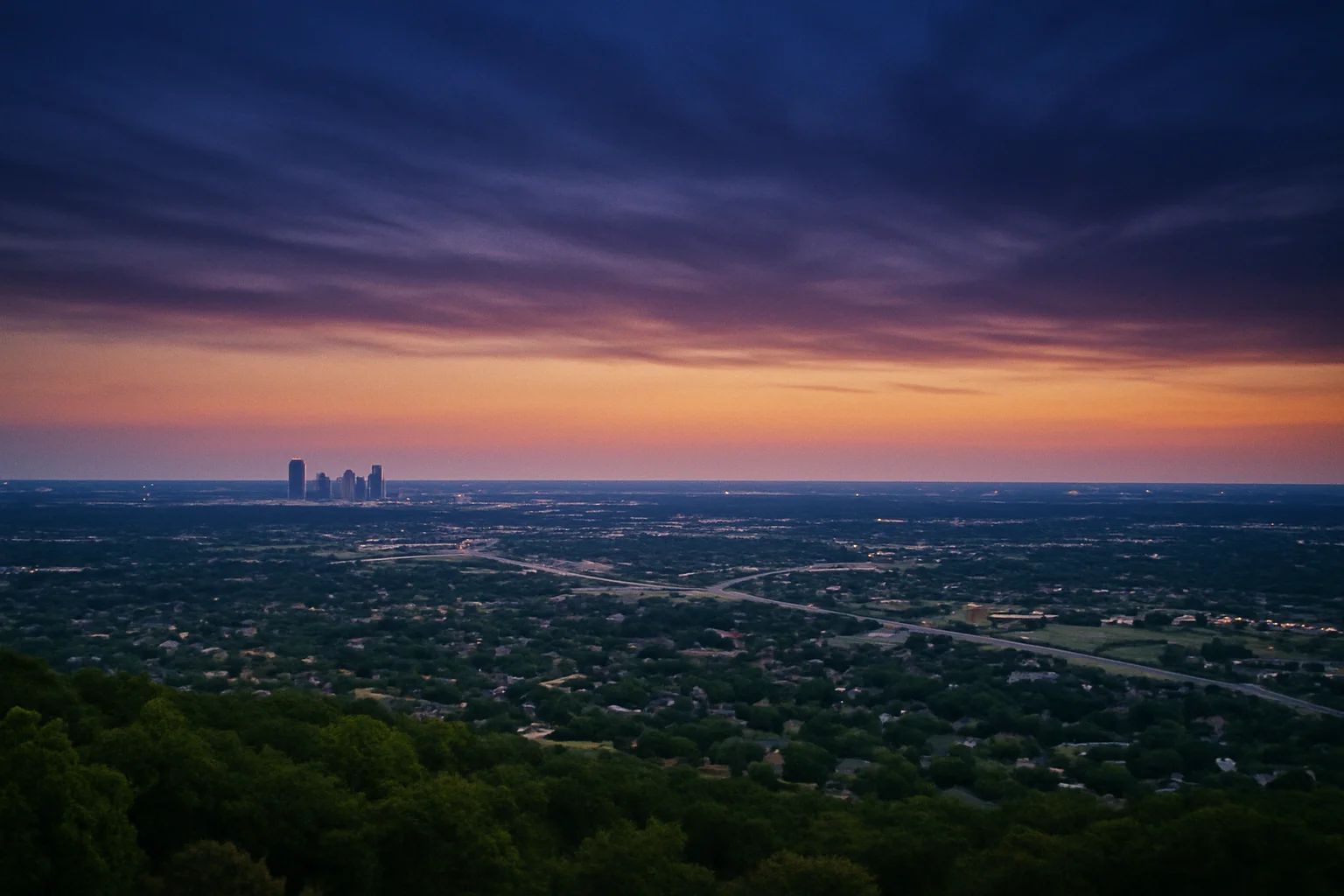 Lewisville, TX skyline