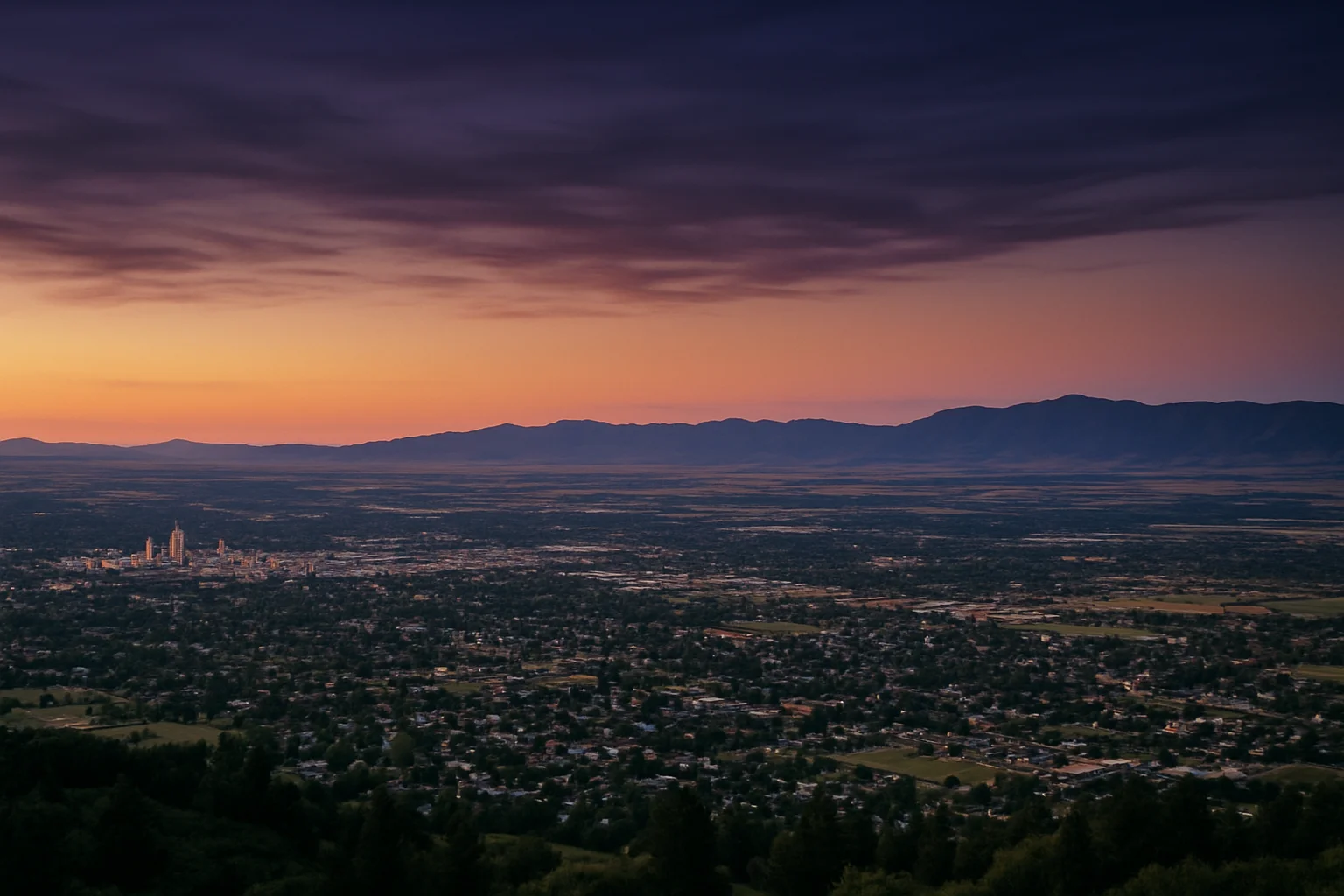 Logan, UT skyline