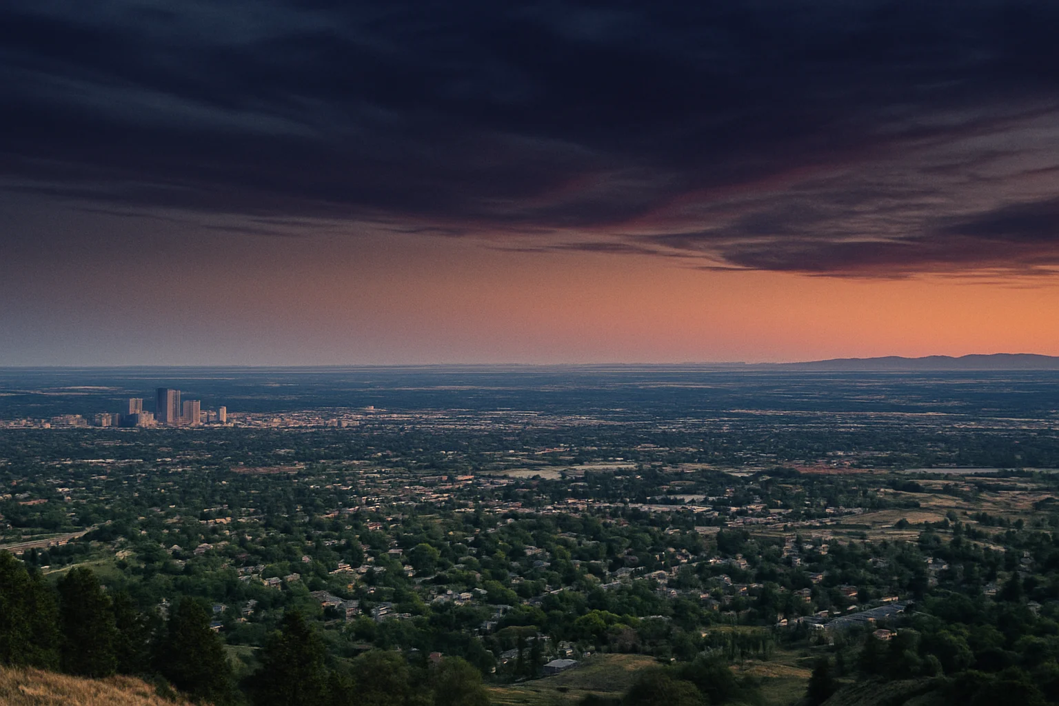 Longmont, CO skyline