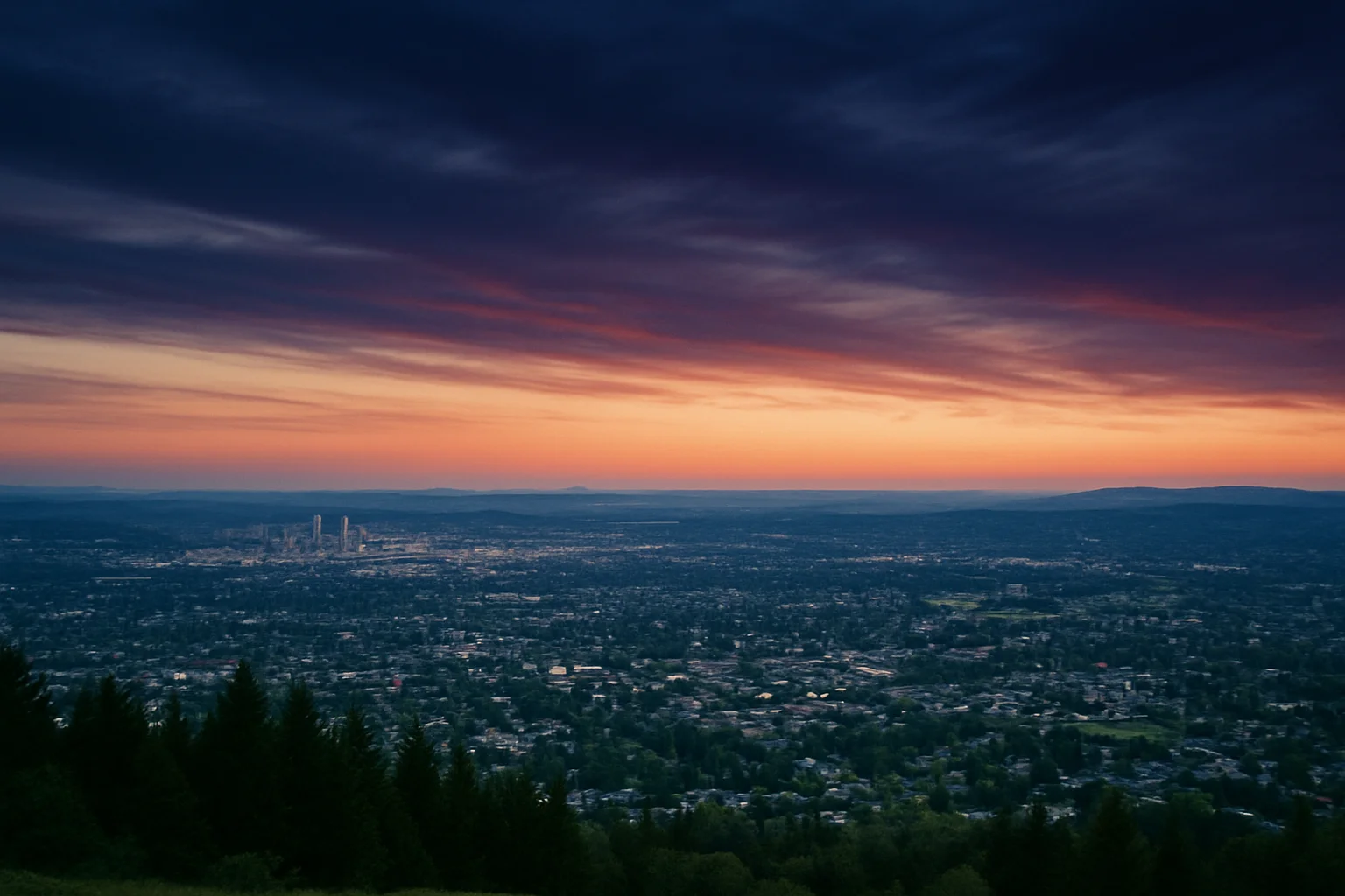 Longview, WA skyline