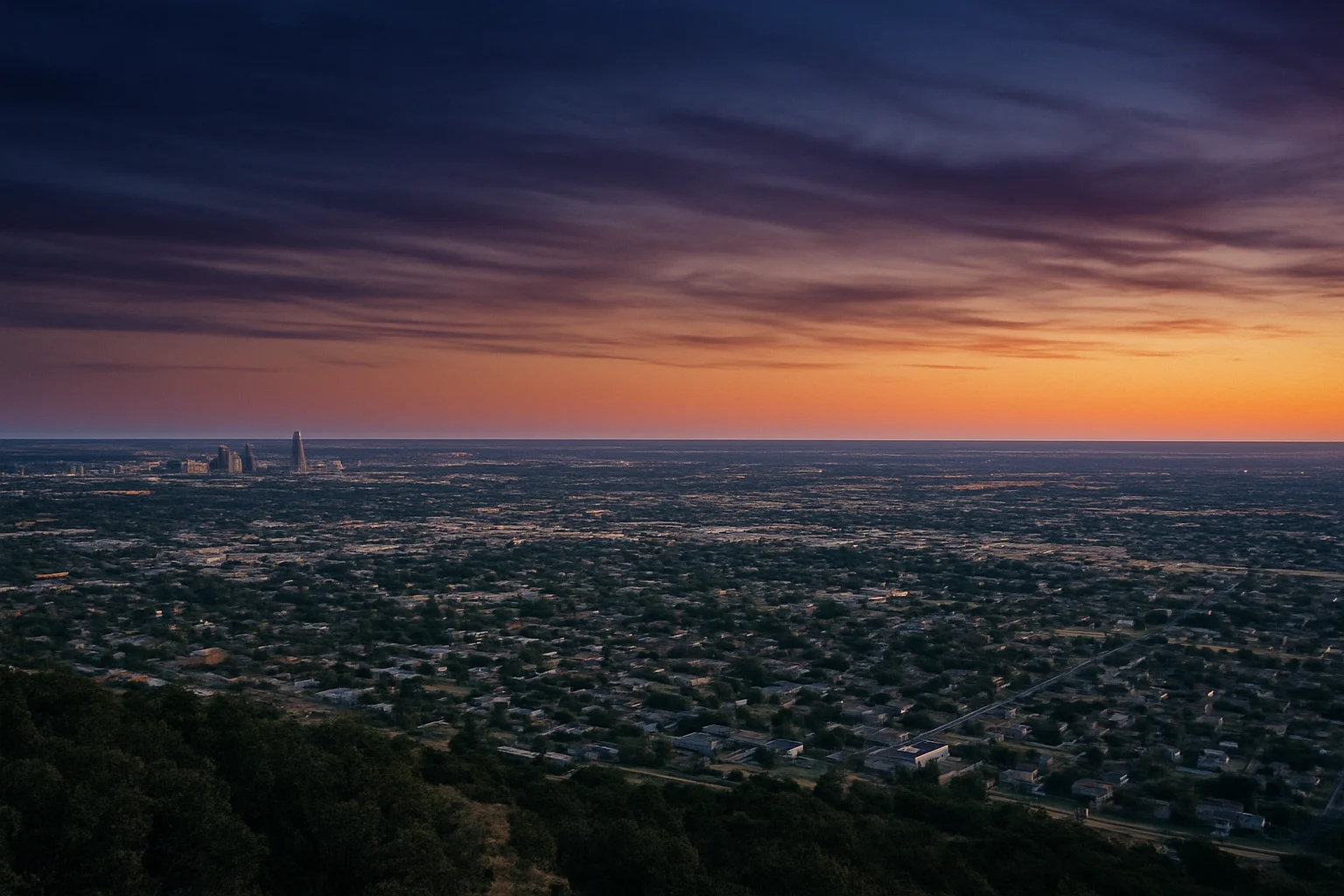 Lubbock, TX skyline