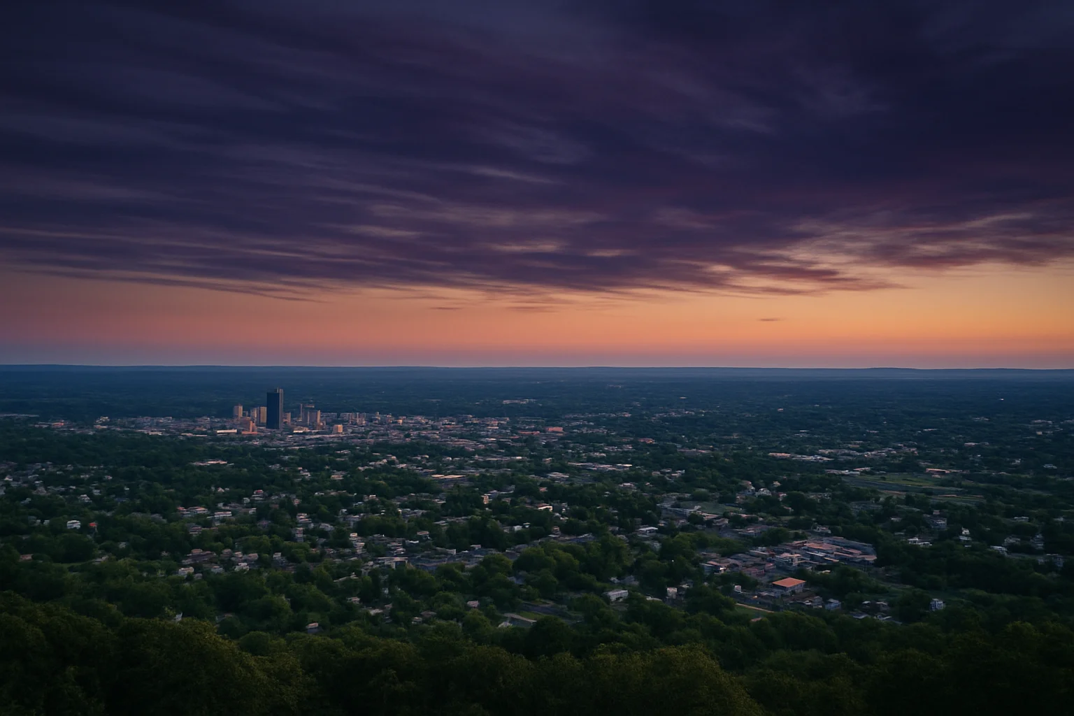 Manchester, CT skyline