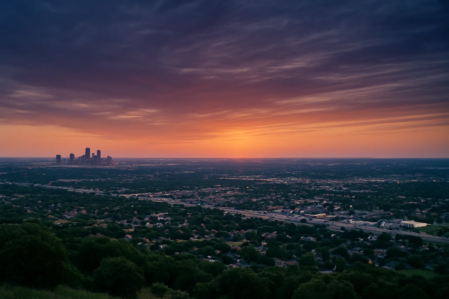 Mansfield, TX skyline