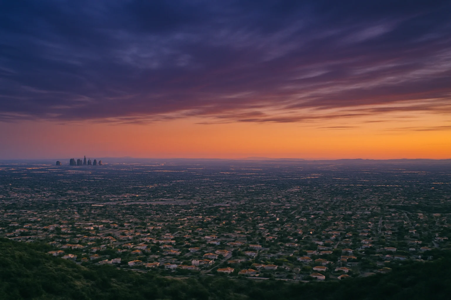 Maricopa, AZ skyline