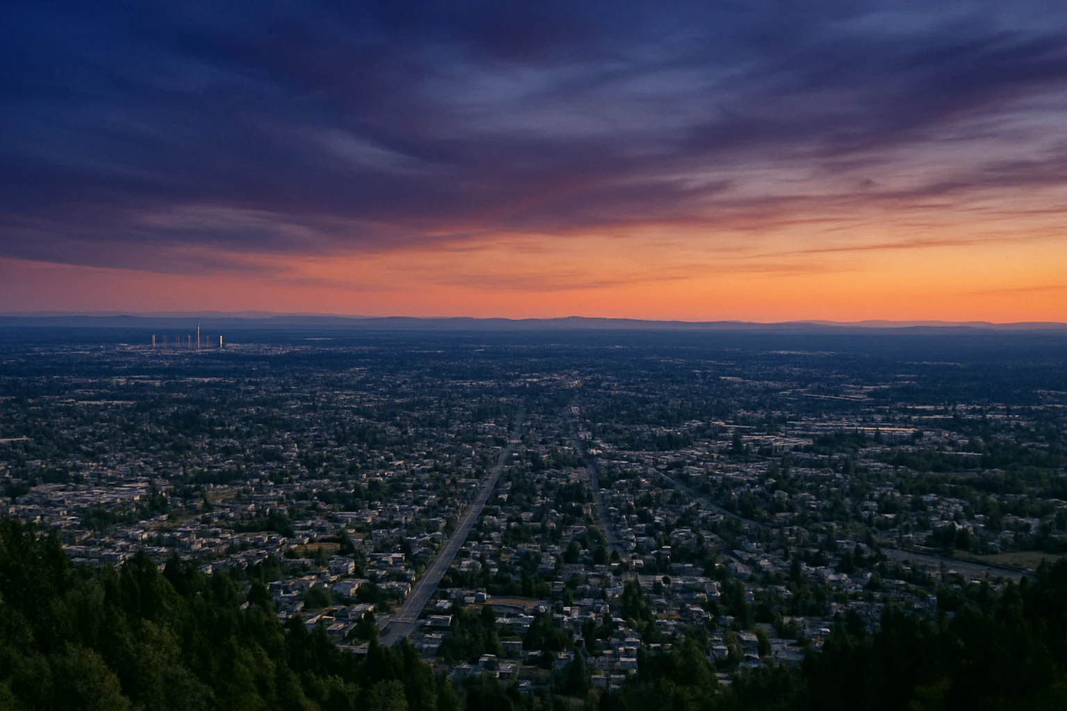 Marysville, WA skyline