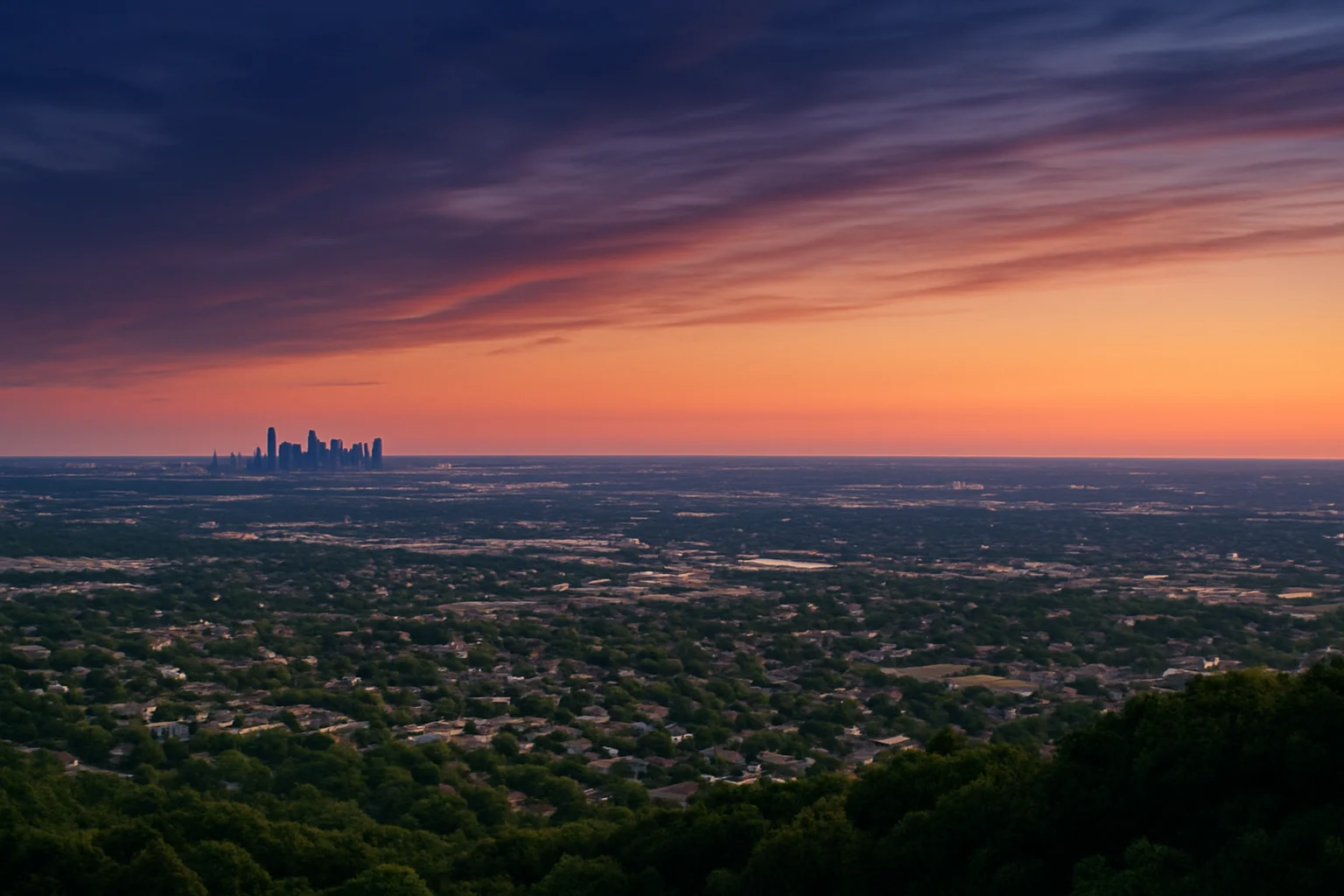 Mesquite, TX skyline