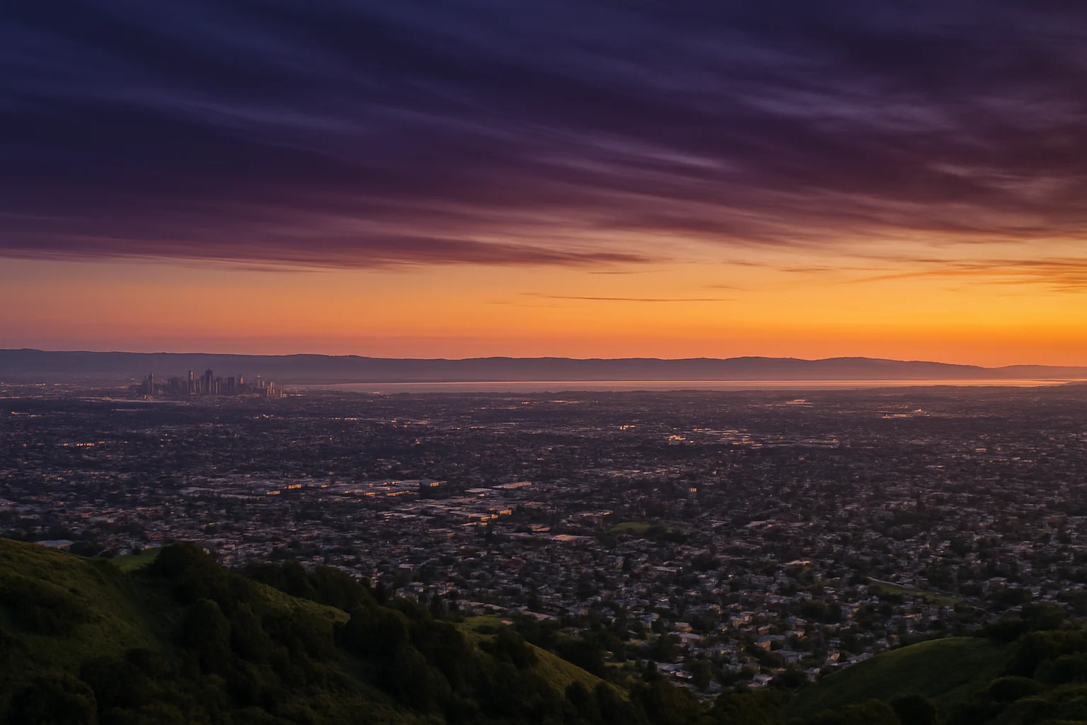Milpitas, CA skyline