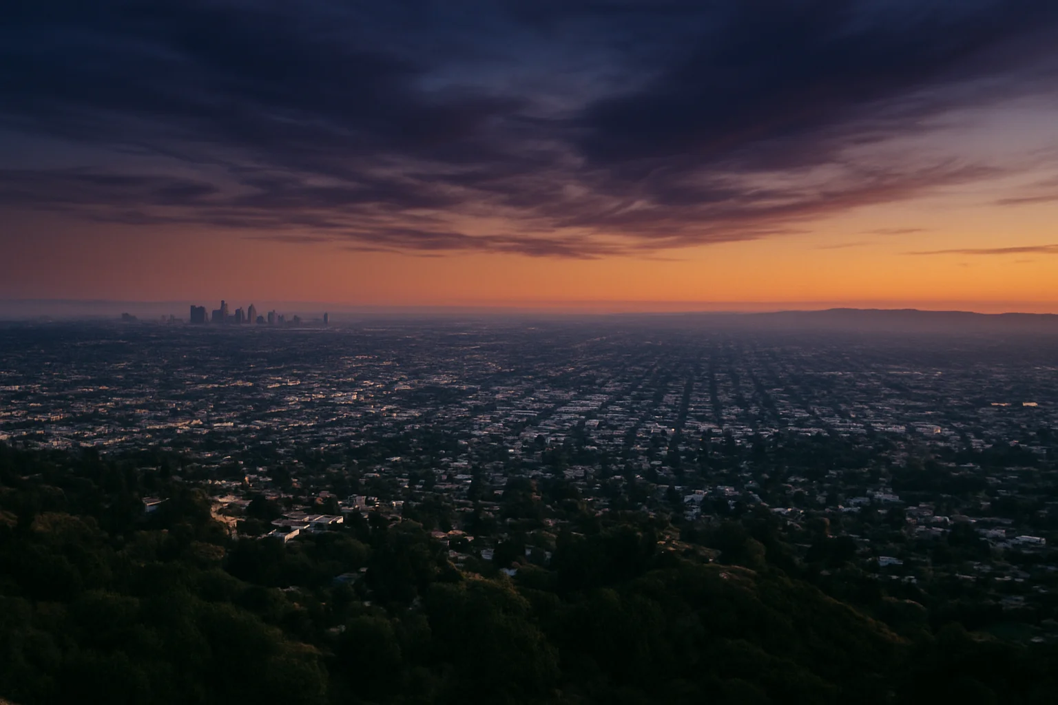 Monterey Park, CA skyline