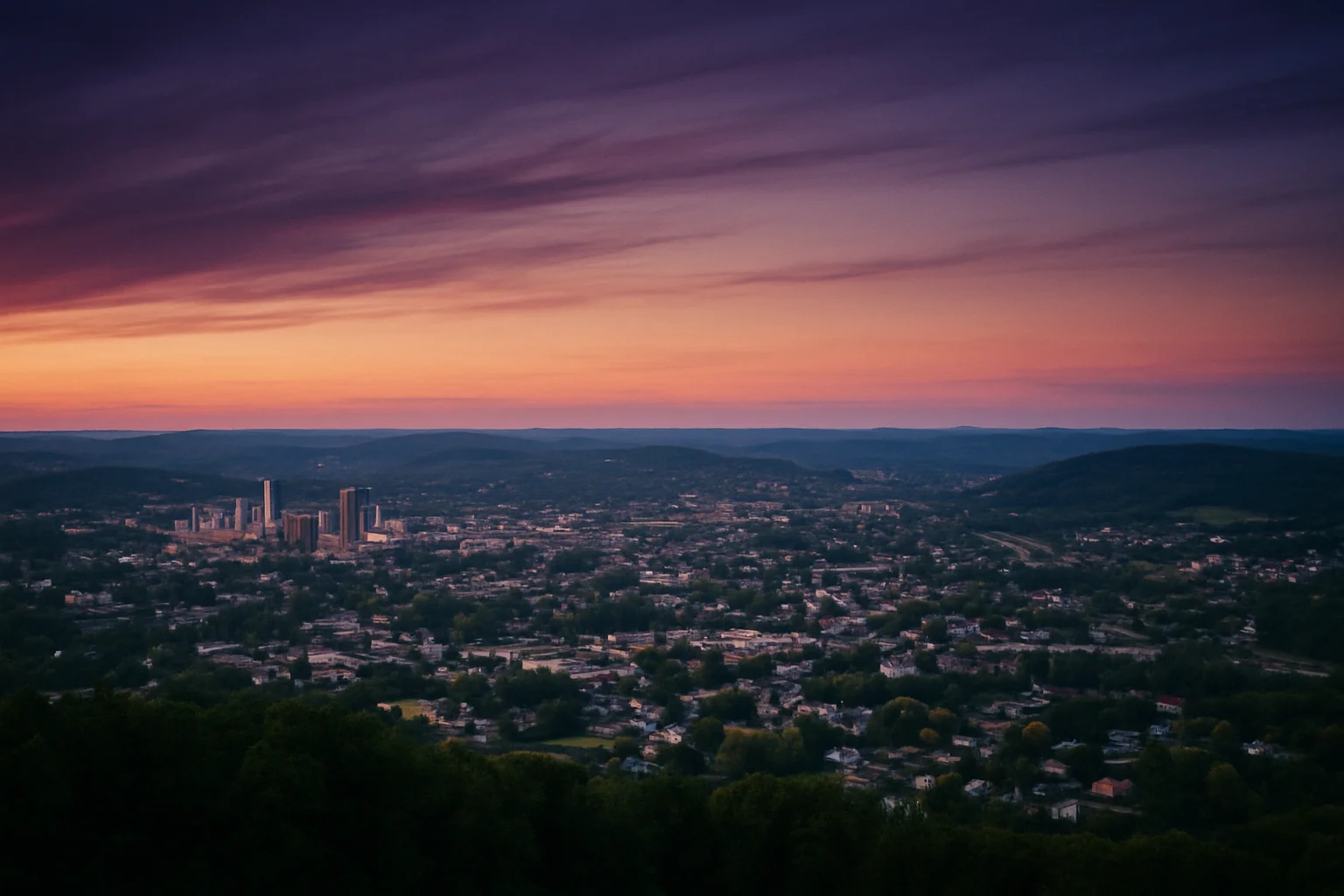 Morgantown, WV skyline