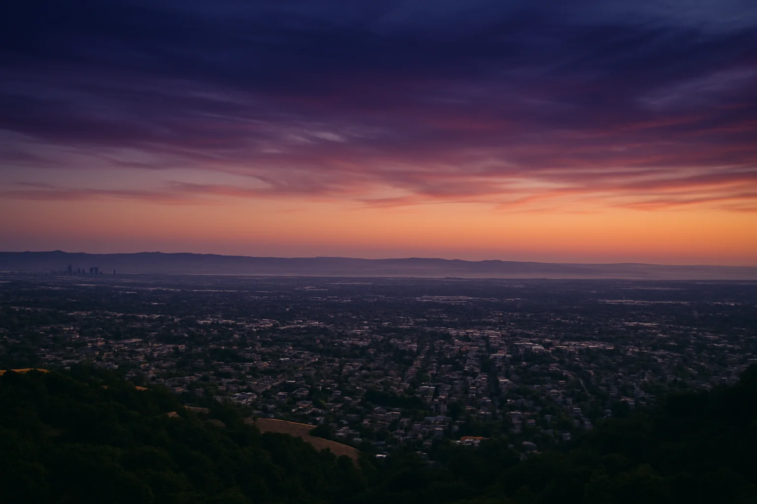 Mountain View, CA skyline
