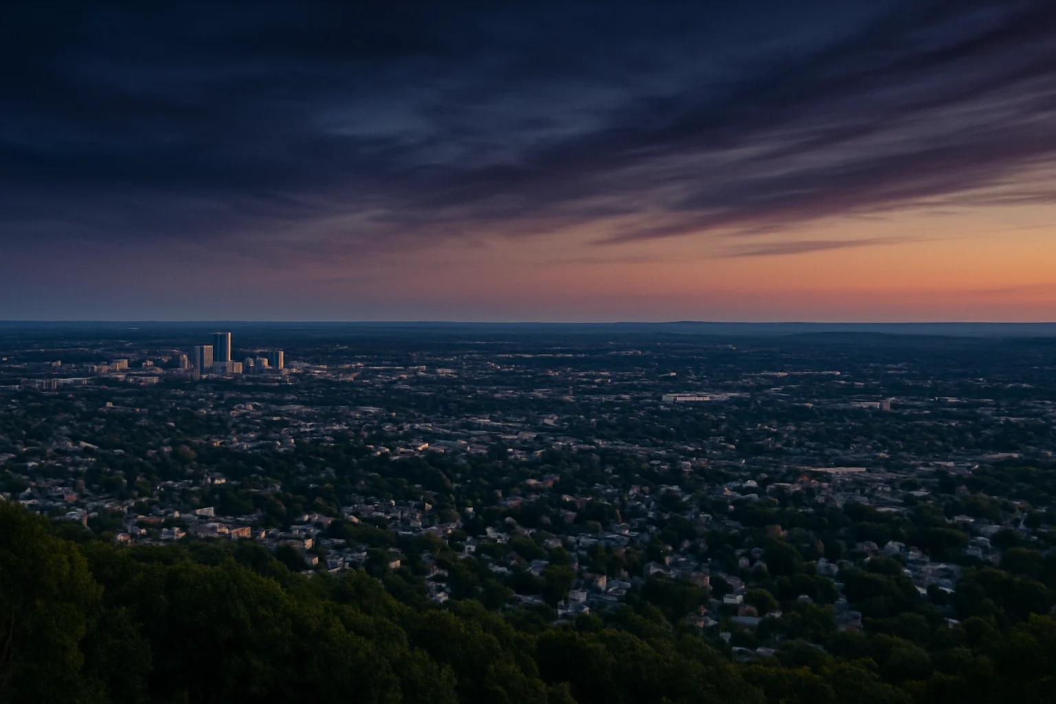 New Britain, CT skyline
