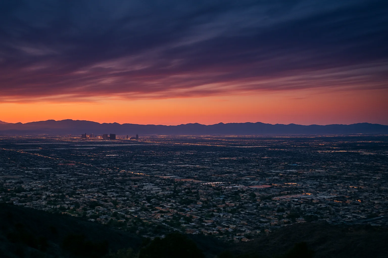 North Las Vegas, NV skyline