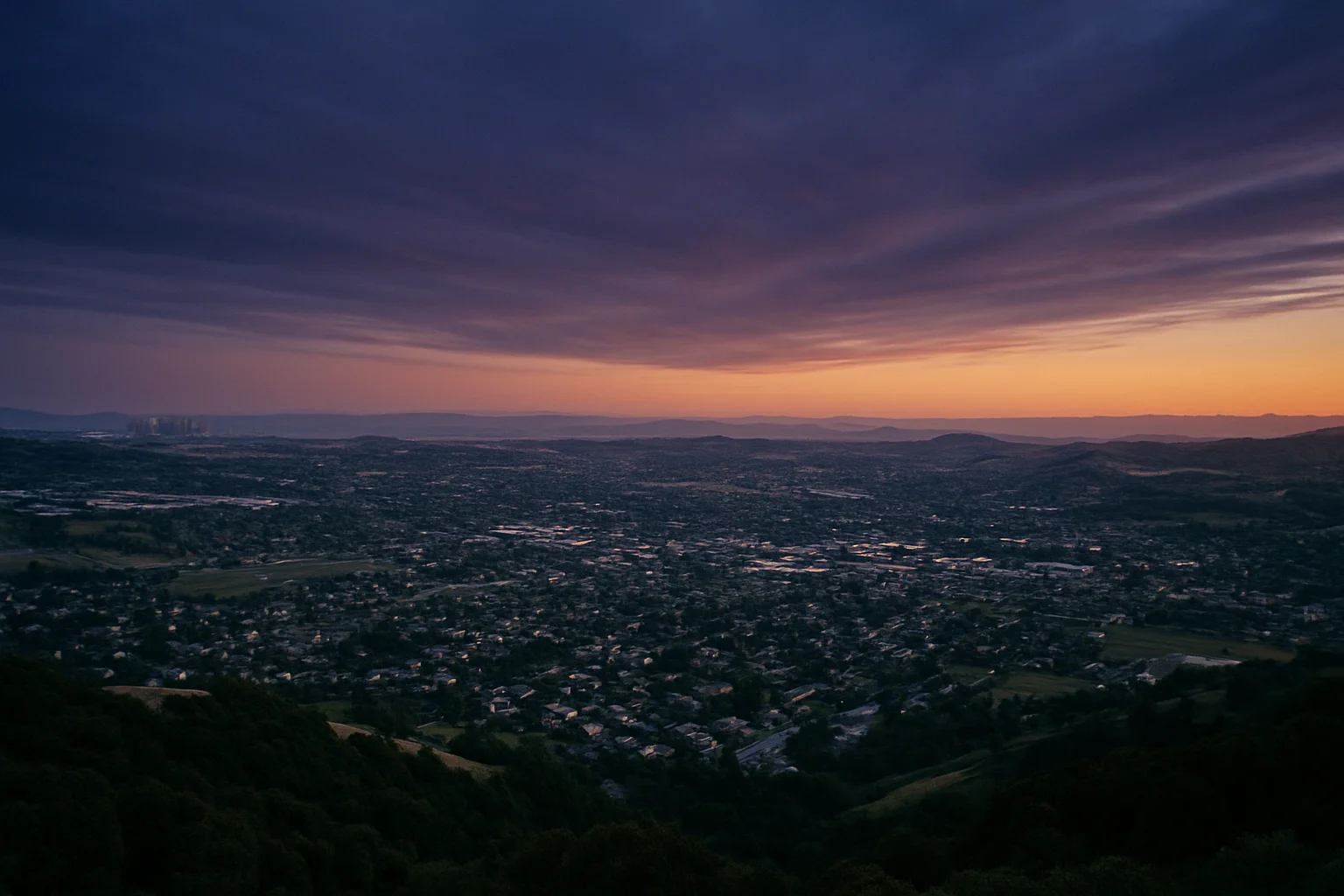 Novato, CA skyline
