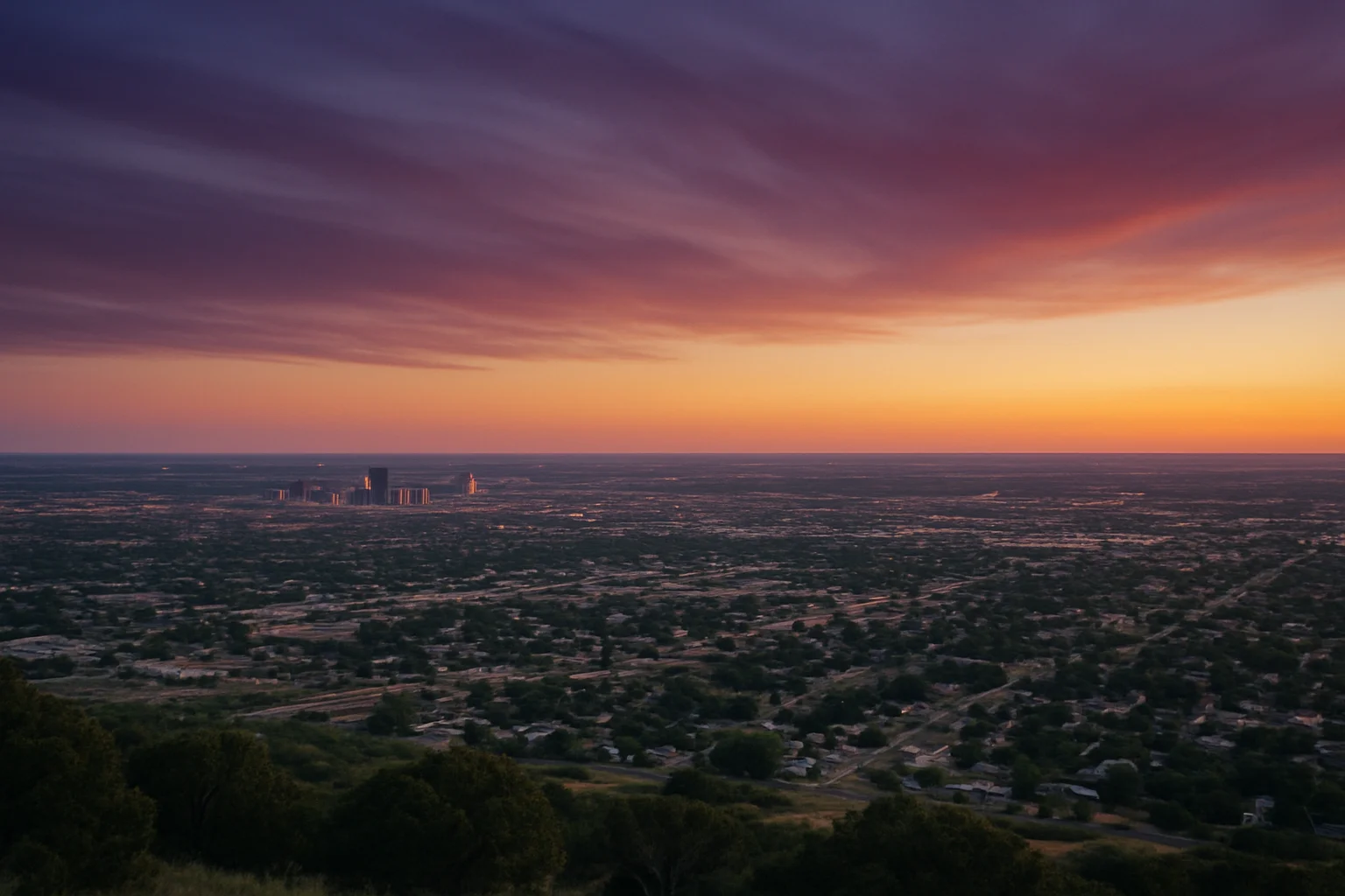 Odessa, TX skyline