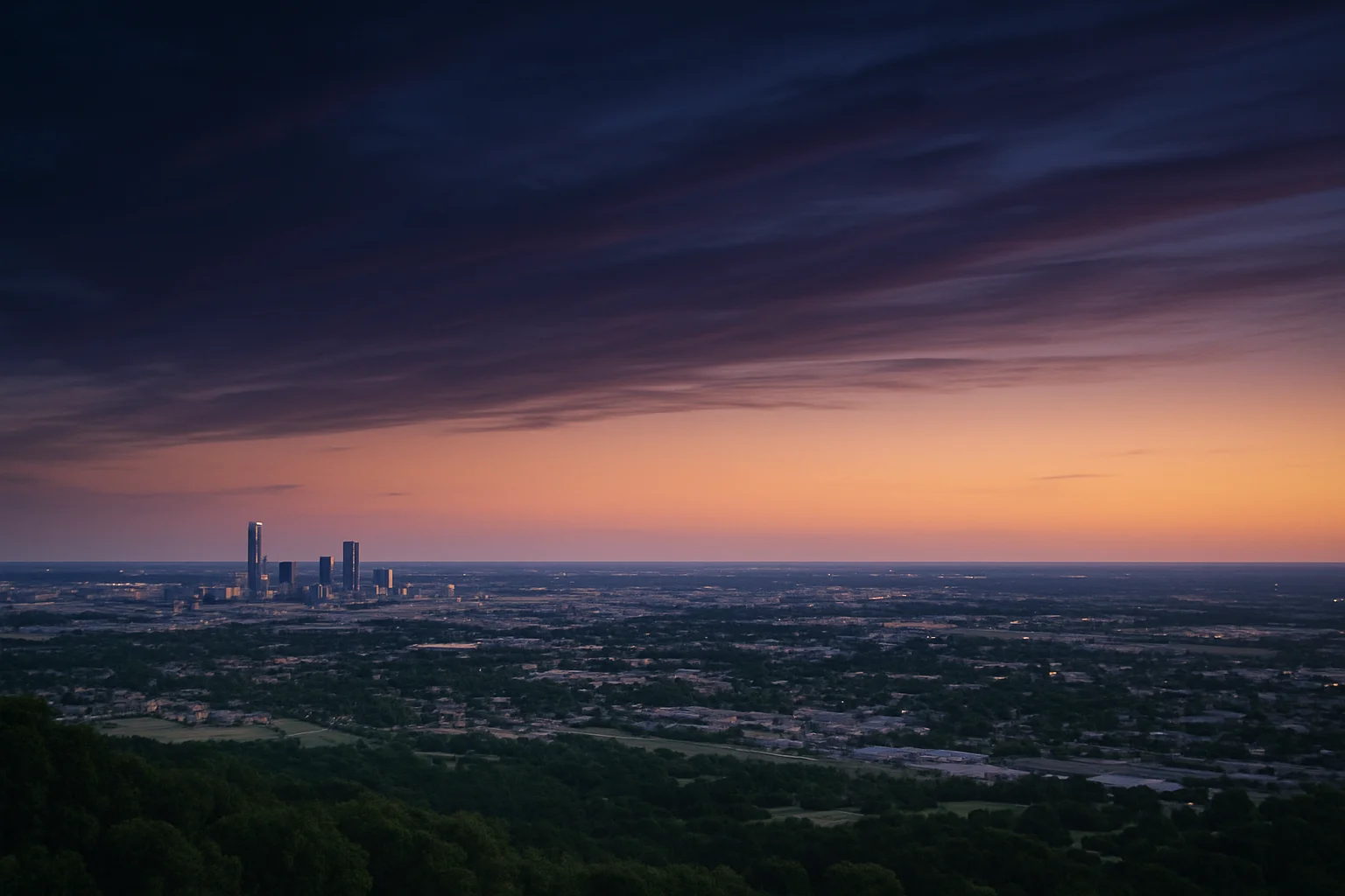 Oklahoma City, OK skyline