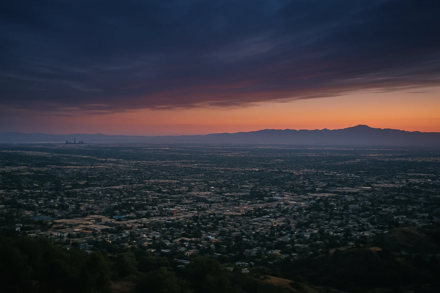 Palmdale, CA skyline