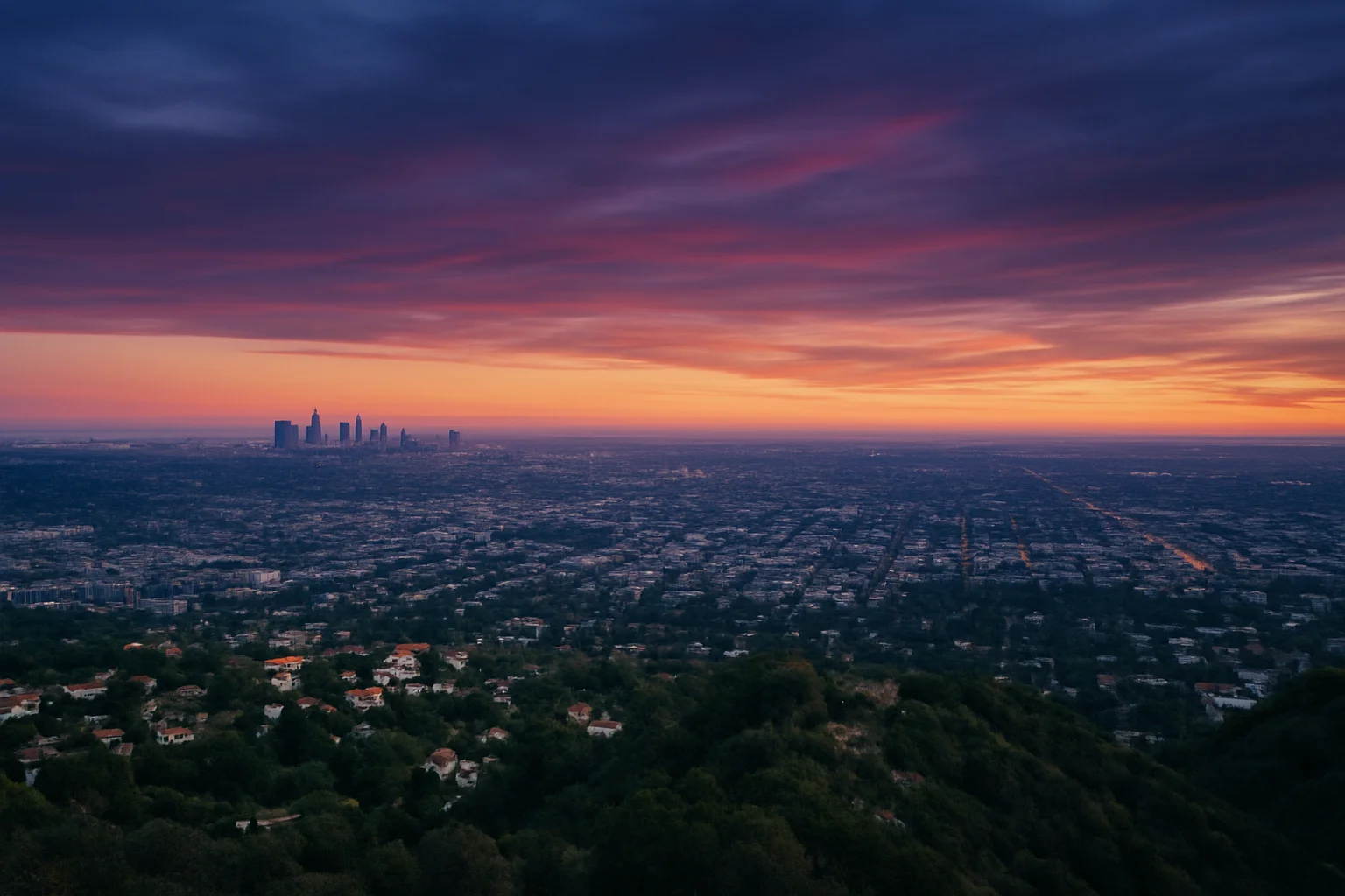 Paramount, CA skyline