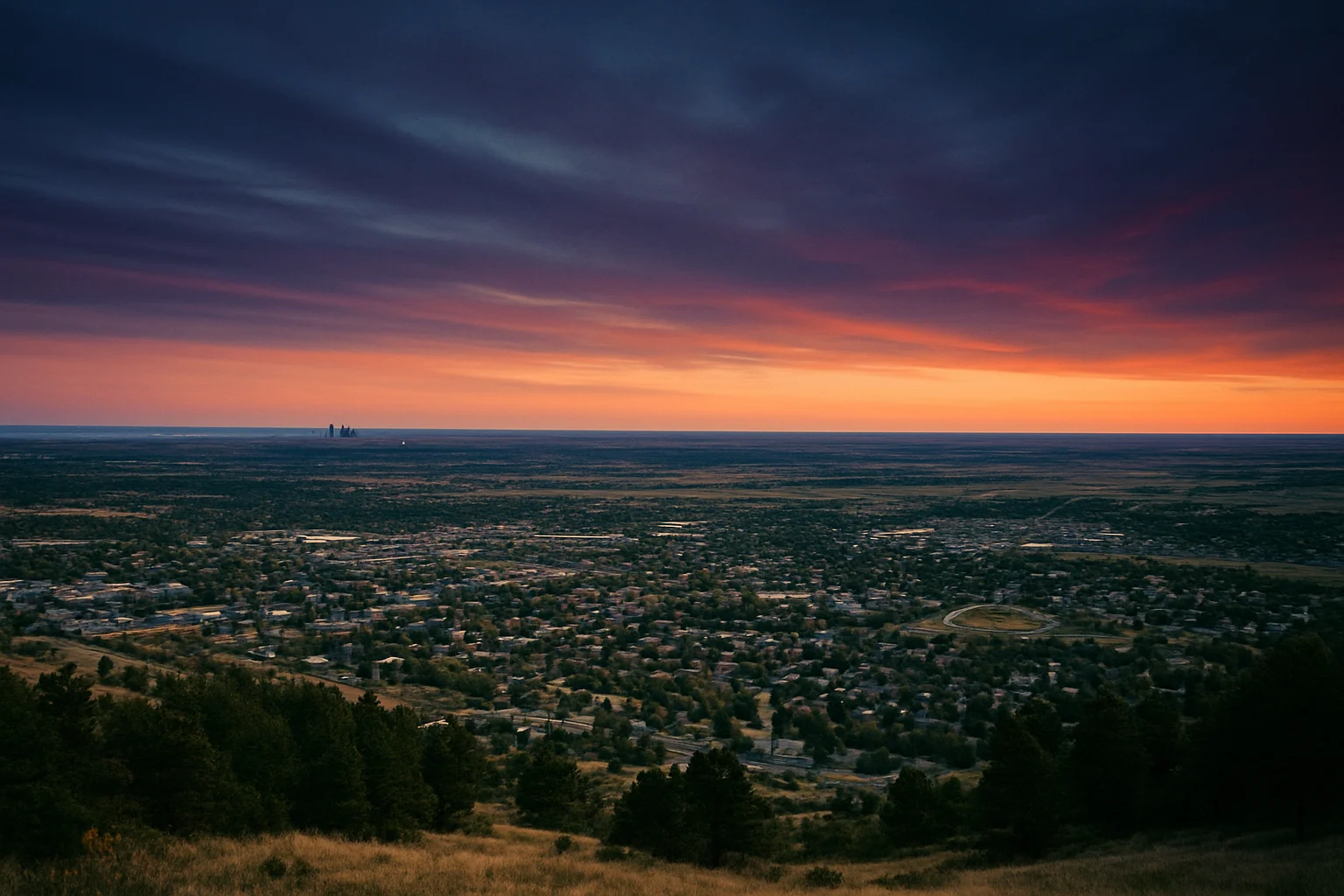 Parker, CO skyline