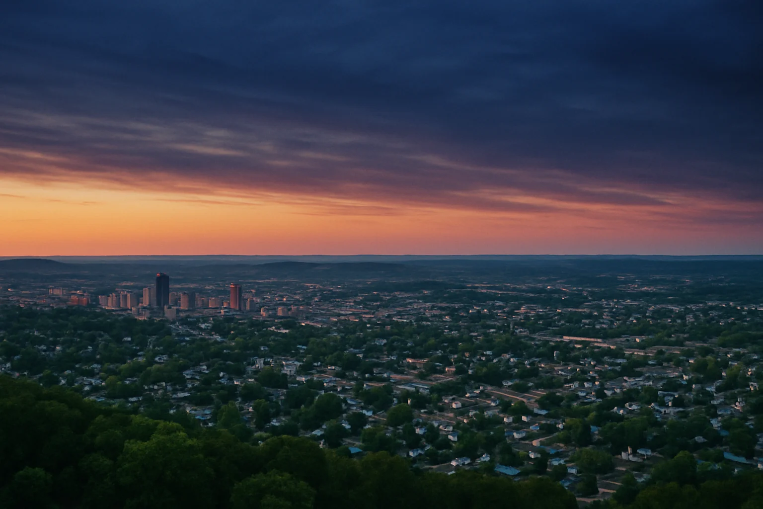 Parkersburg, WV skyline