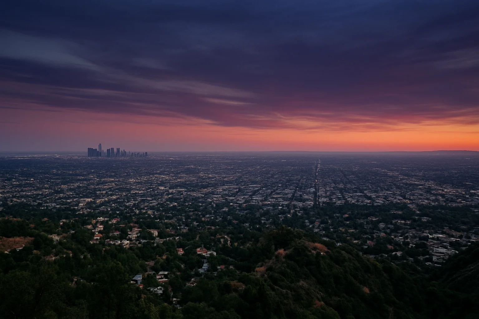 Pasadena, CA skyline