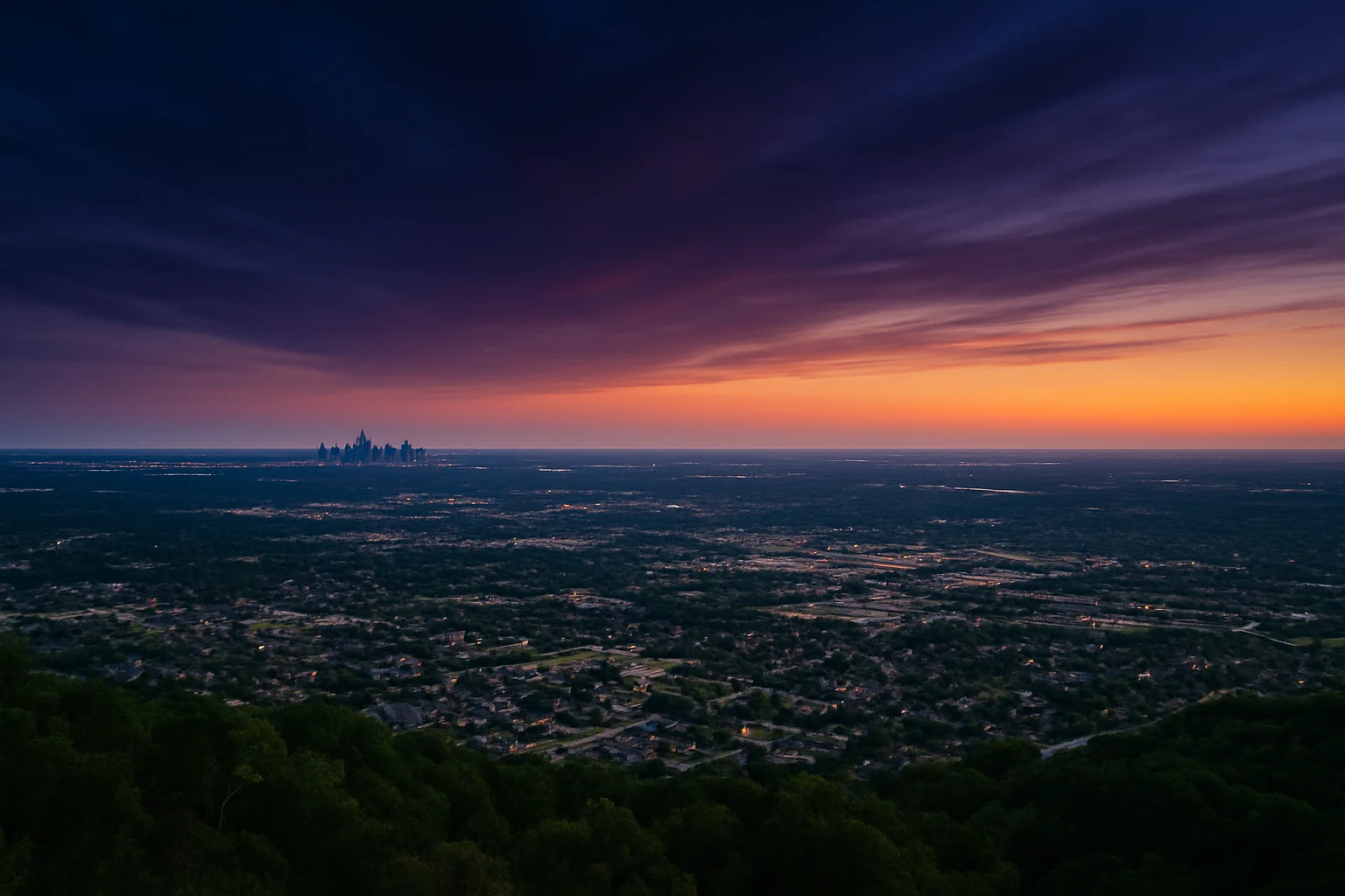 Pearland, TX skyline