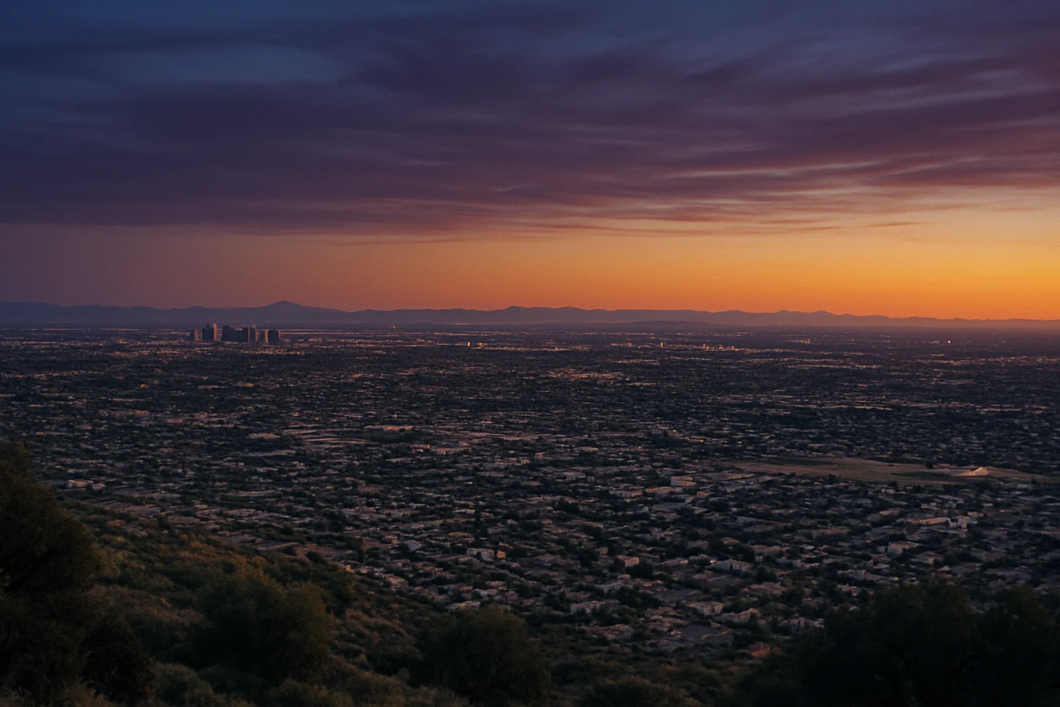 Peoria, AZ skyline