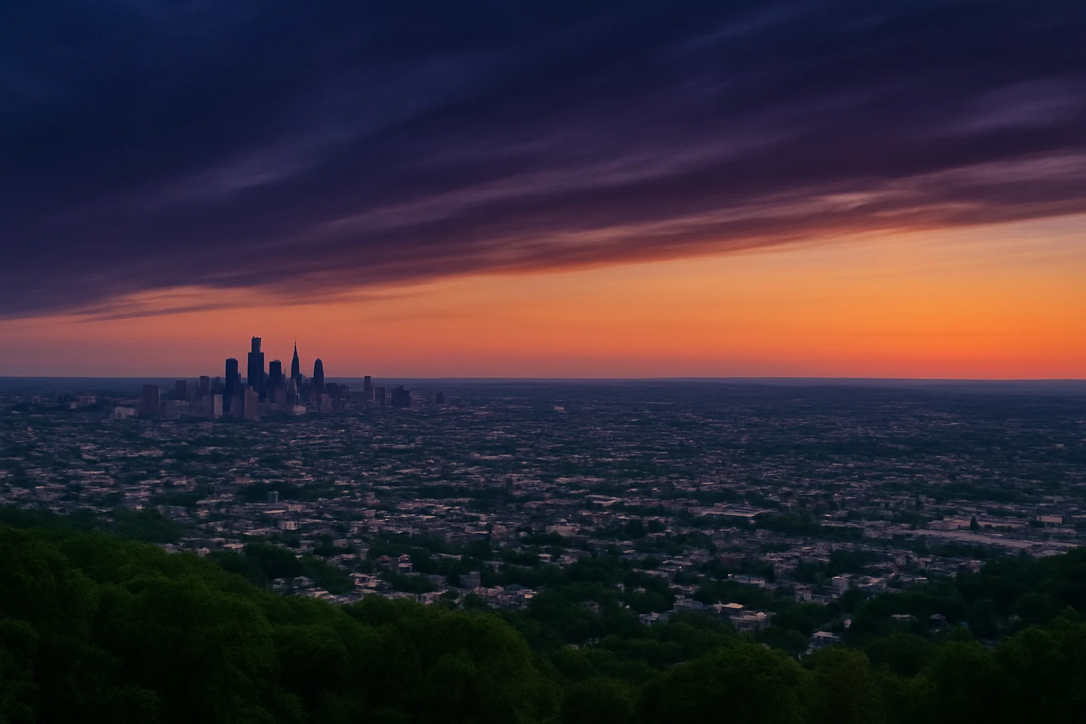 Philadelphia, PA skyline