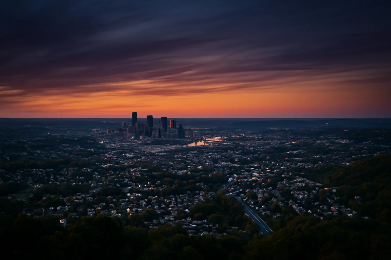 Pittsburgh, PA skyline