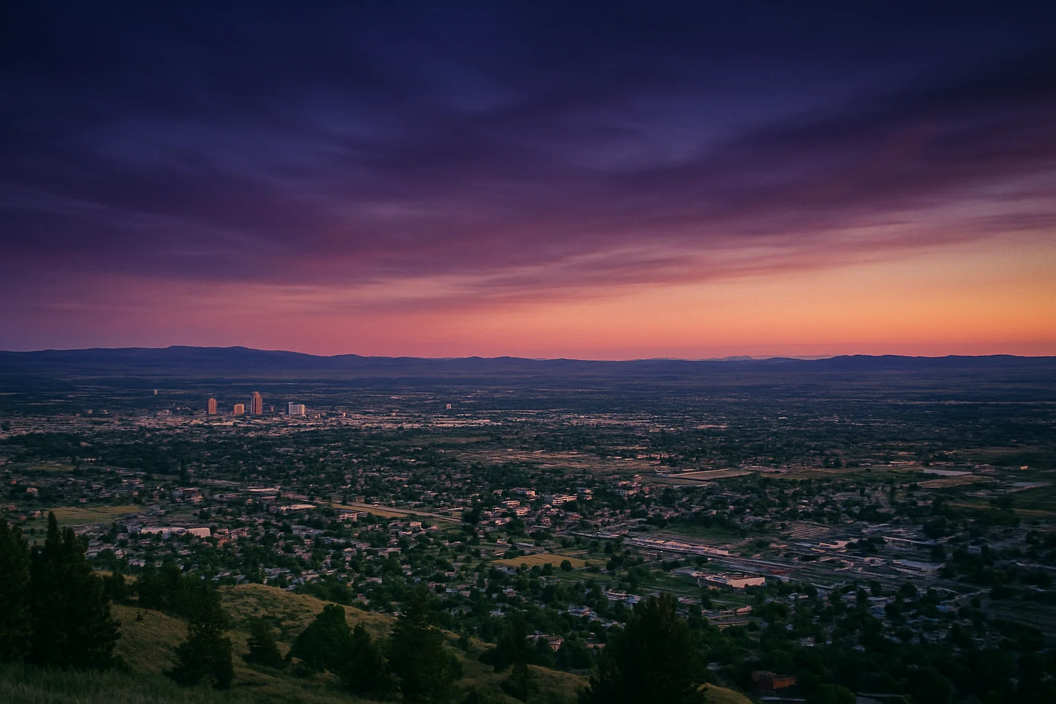 Pocatello, ID skyline