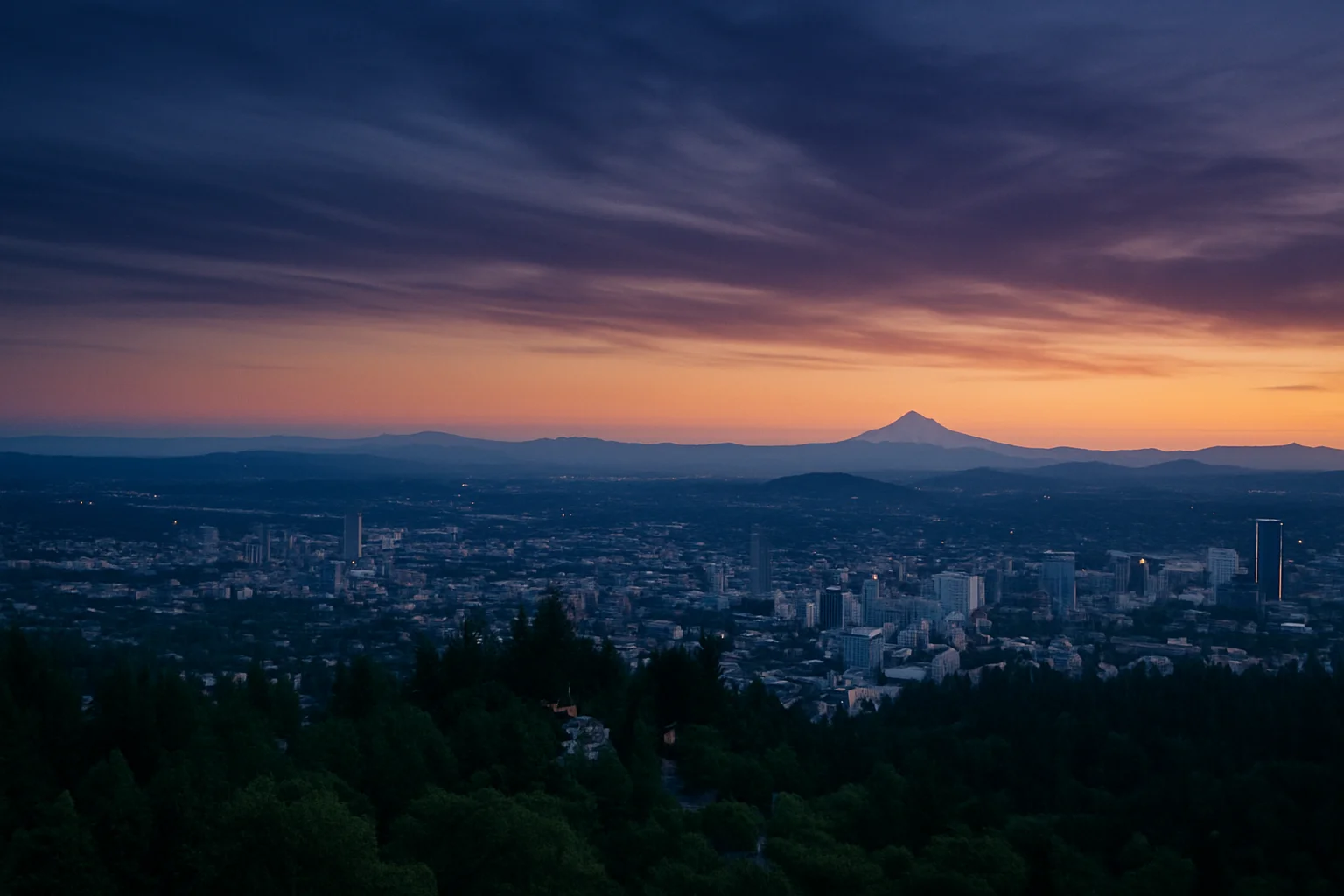 Portland, OR skyline