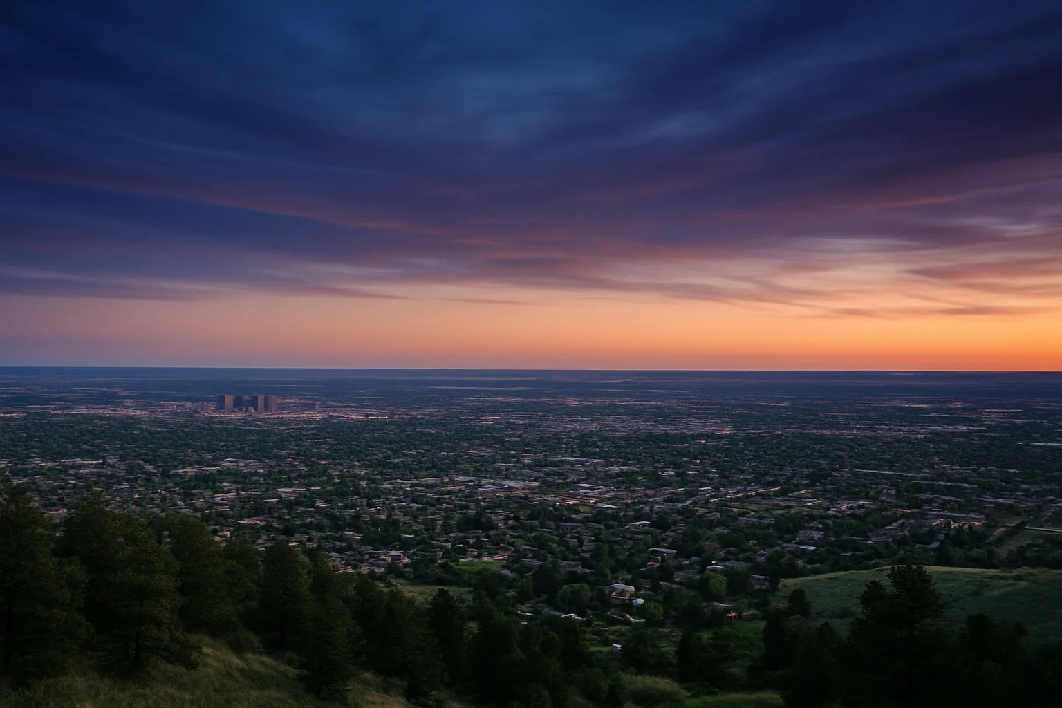 Pueblo, CO skyline