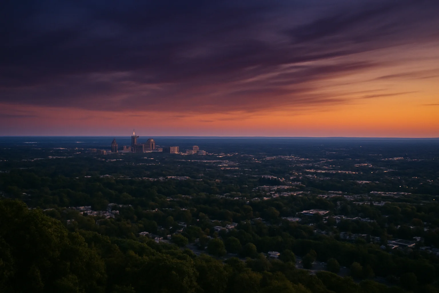 Raleigh, NC skyline