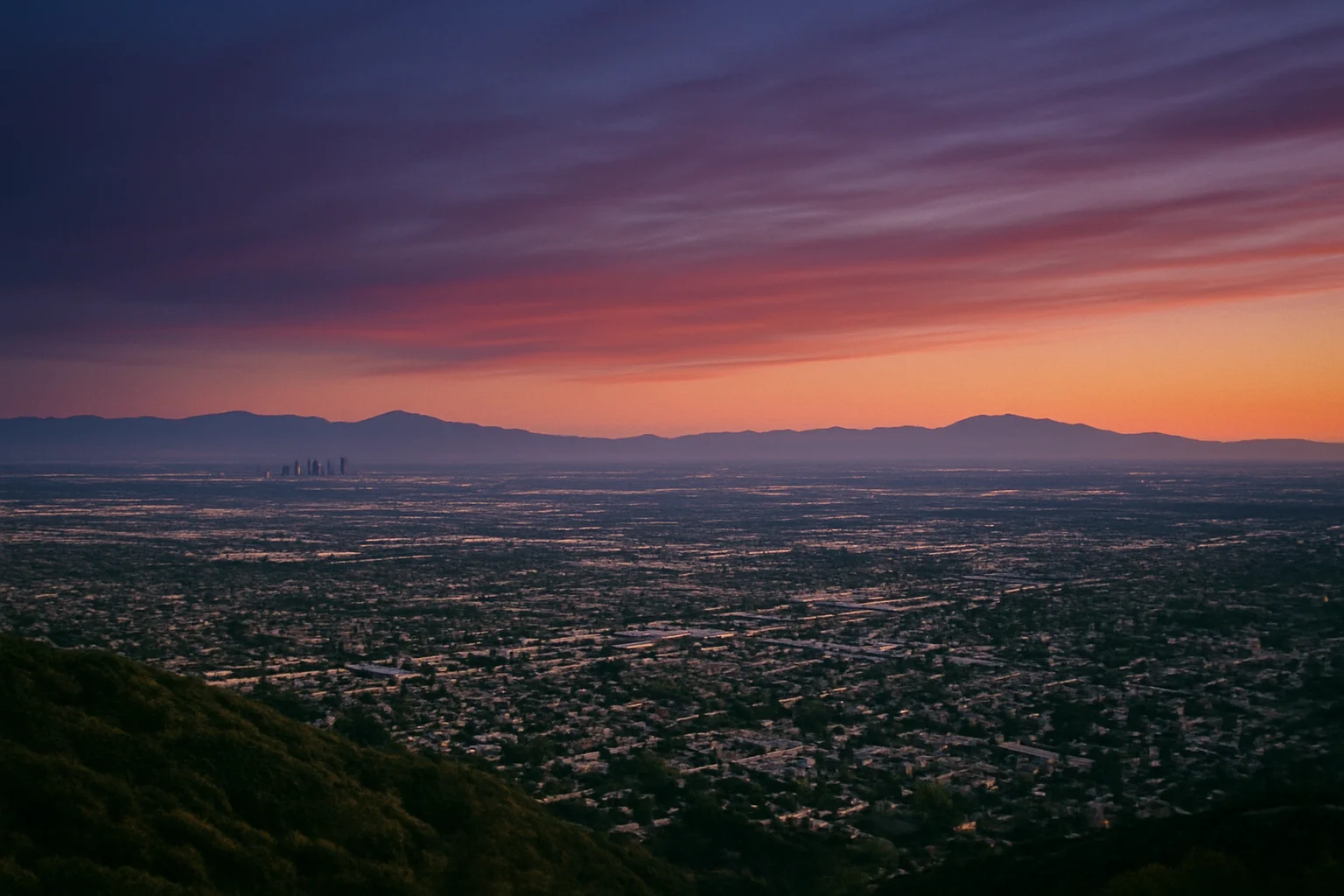 Rancho Cucamonga, CA skyline