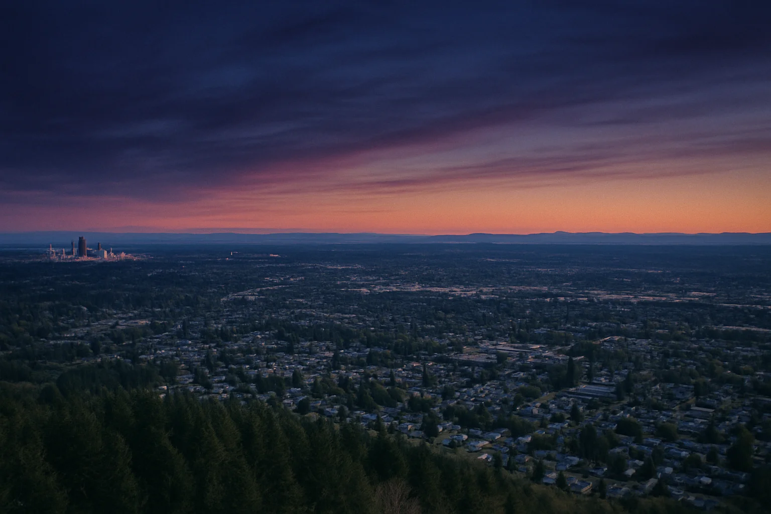 Redmond, WA skyline