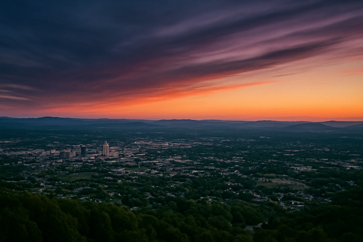 Roanoke, VA skyline