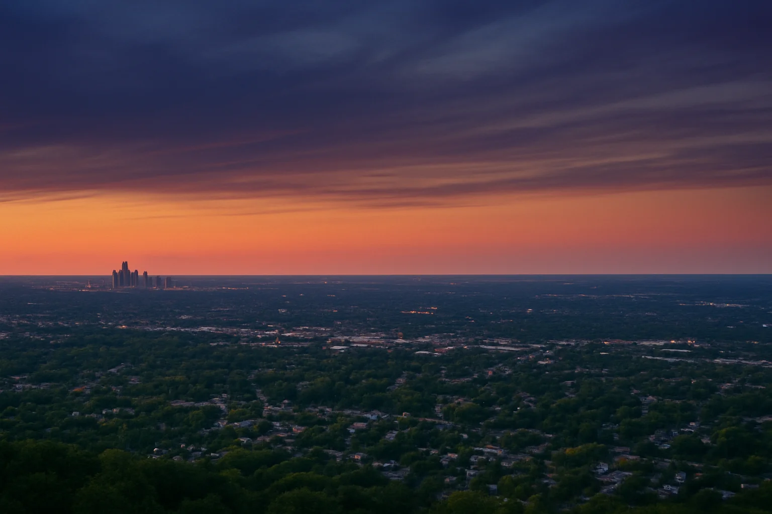 Royal Oak, MI skyline