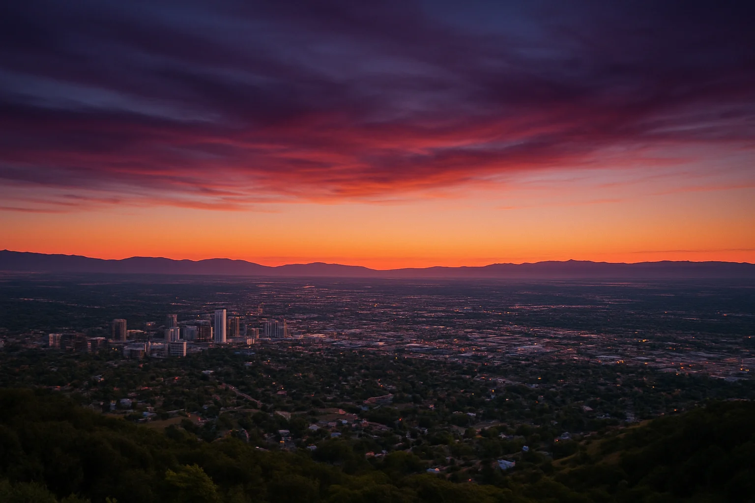 Salt Lake City, UT skyline