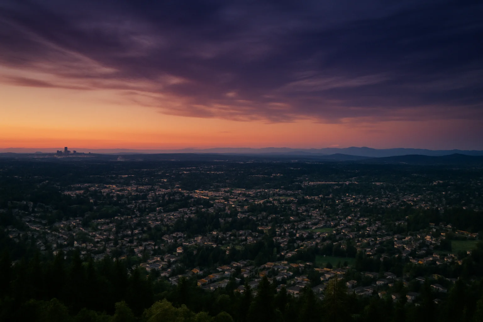 Sammamish, WA skyline