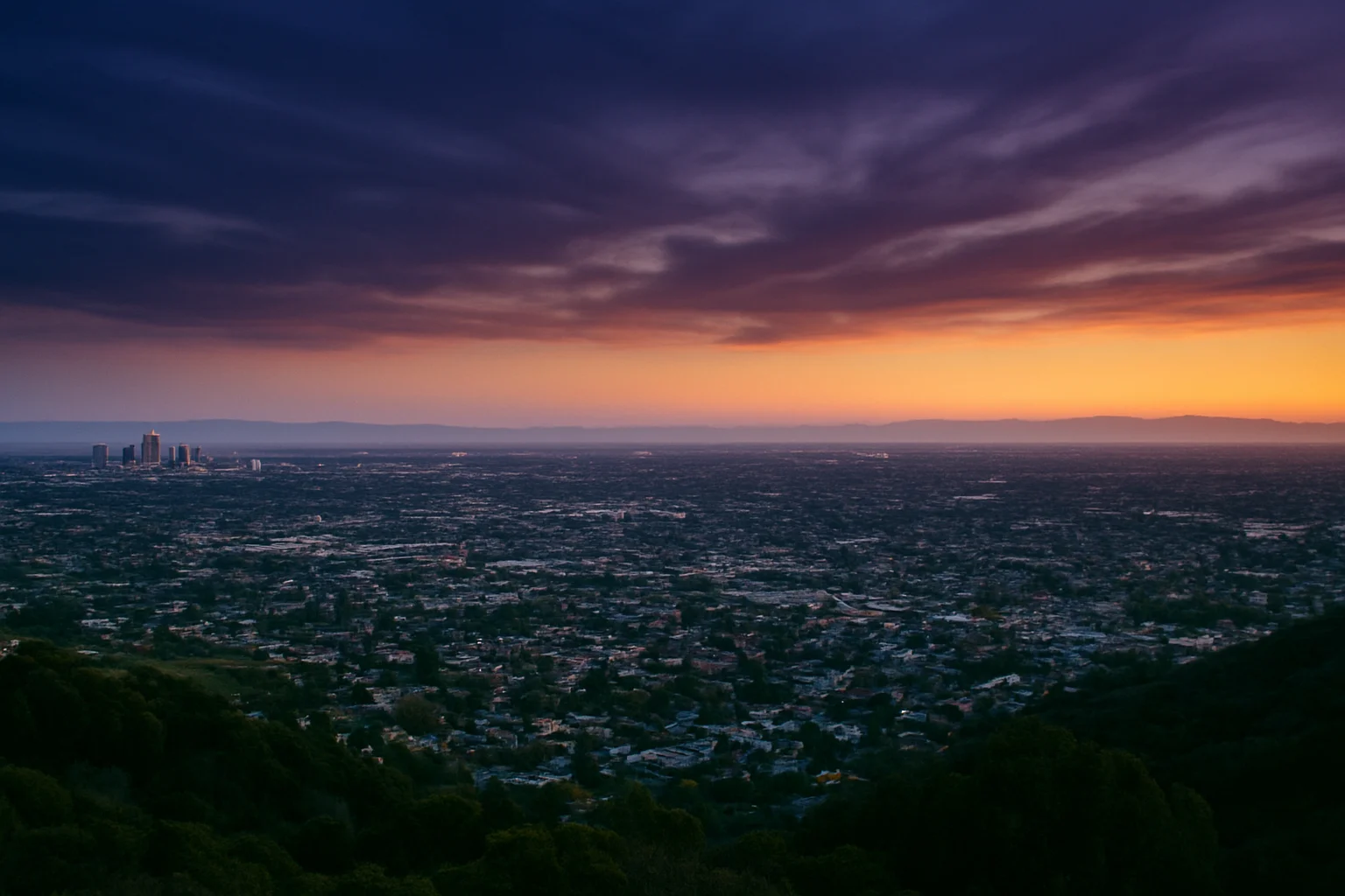 San Buenaventura, CA skyline