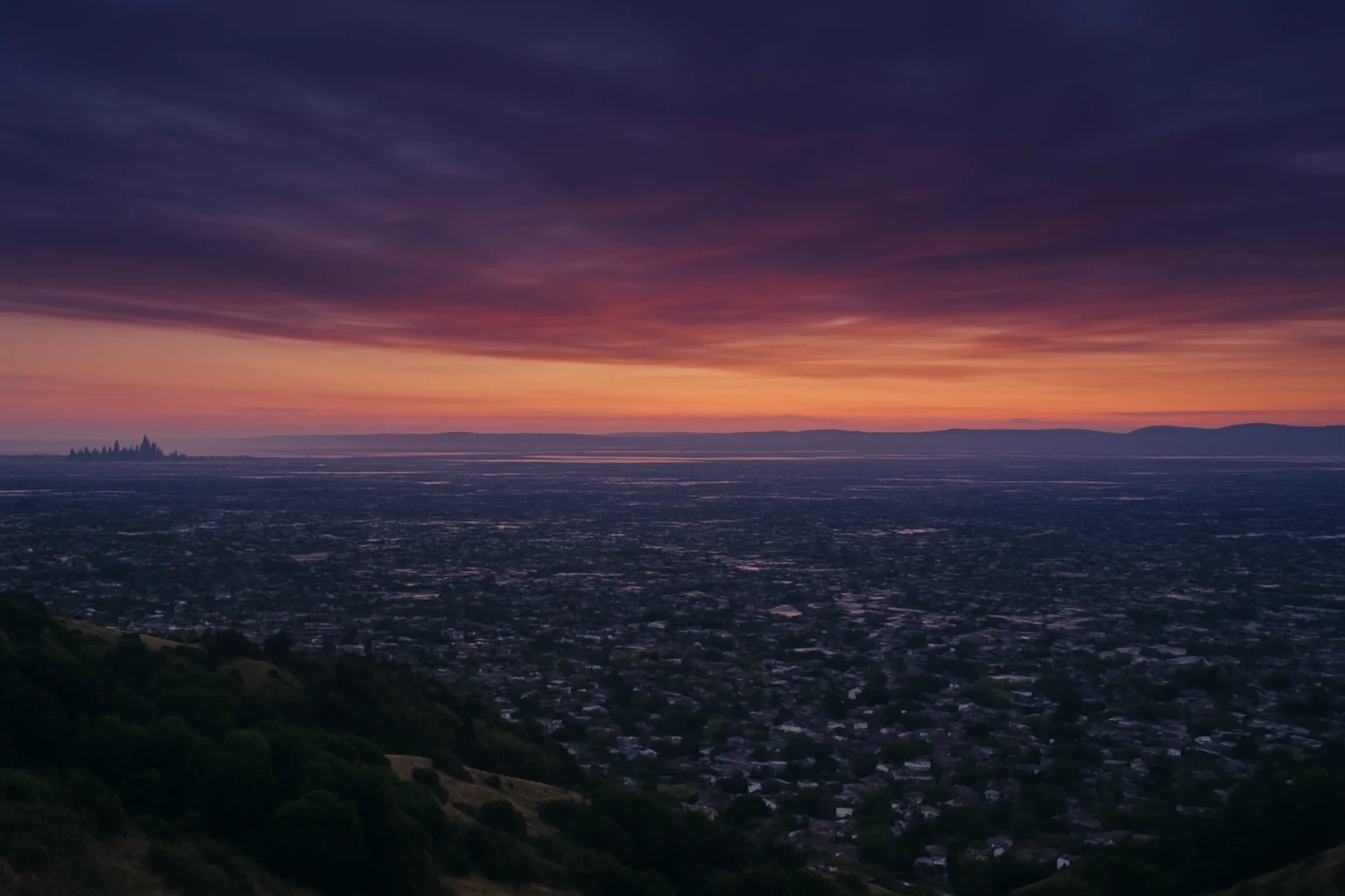 San Leandro, CA skyline